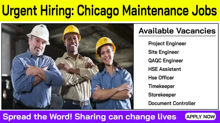 Urgent Hiring: Chicago Maintenance Jobs