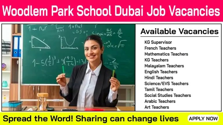 Woodlem Park School Dubai Job Vacancies