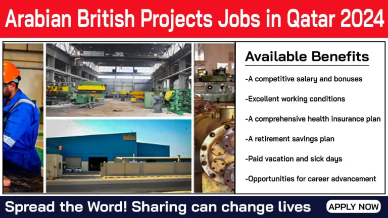 Arabian British Projects Jobs in Qatar 2024