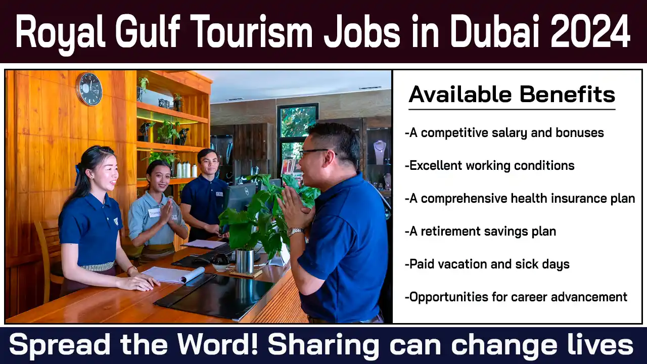 Royal Gulf Tourism Jobs in Dubai 2024