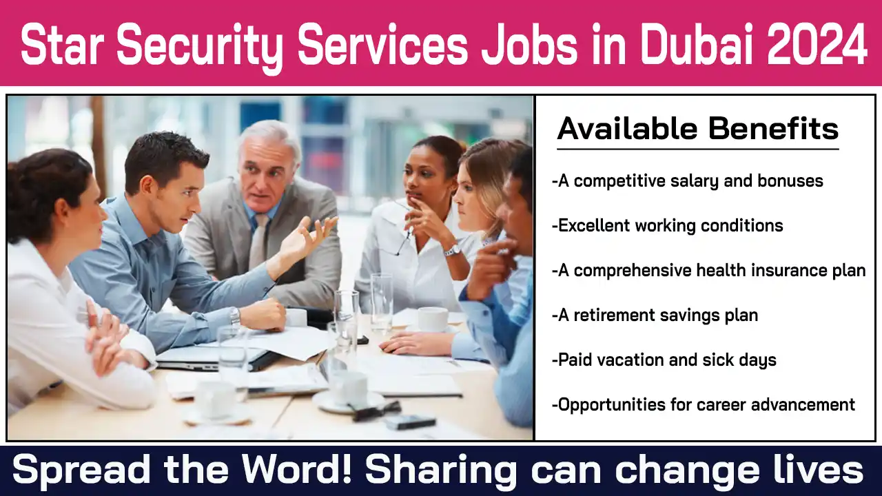 Star Security Services Jobs in Dubai 2024