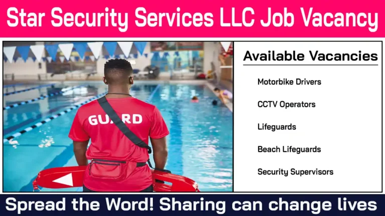 Star Security Services LLC Job Vacancy