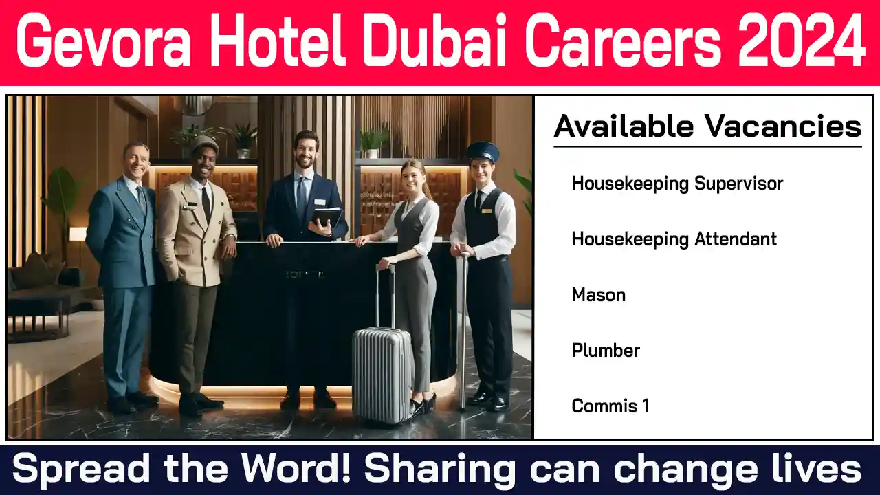 Gevora Hotel Dubai Careers 2024