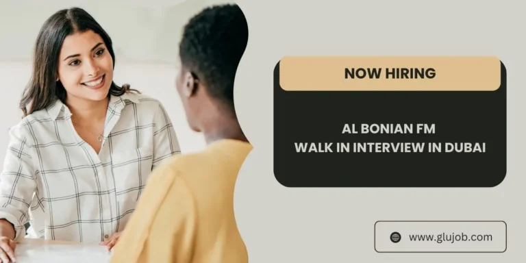 Al Bonian FM Walk in Interview in Dubai