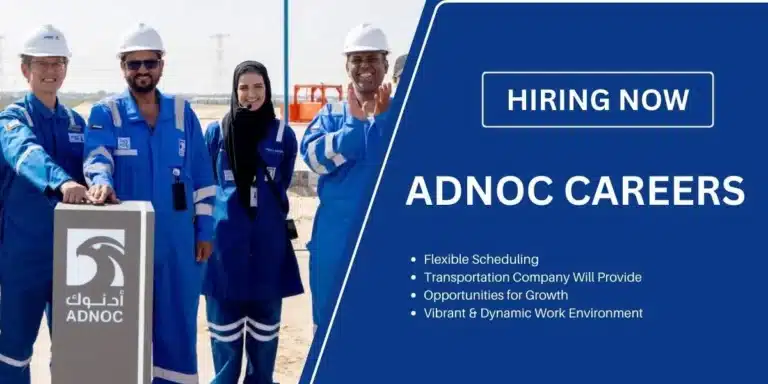 ADNOC Careers for Freshers Abu Dhabi: A Golden Opportunity