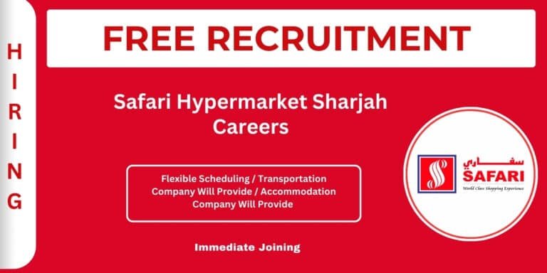Safari Hypermarket Sharjah Careers