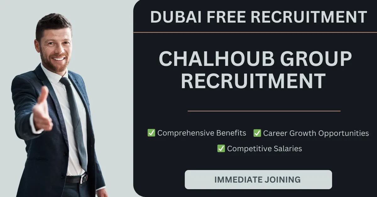 Chalhoub Group Recruitment – Urgent Driver Jobs in UAE
