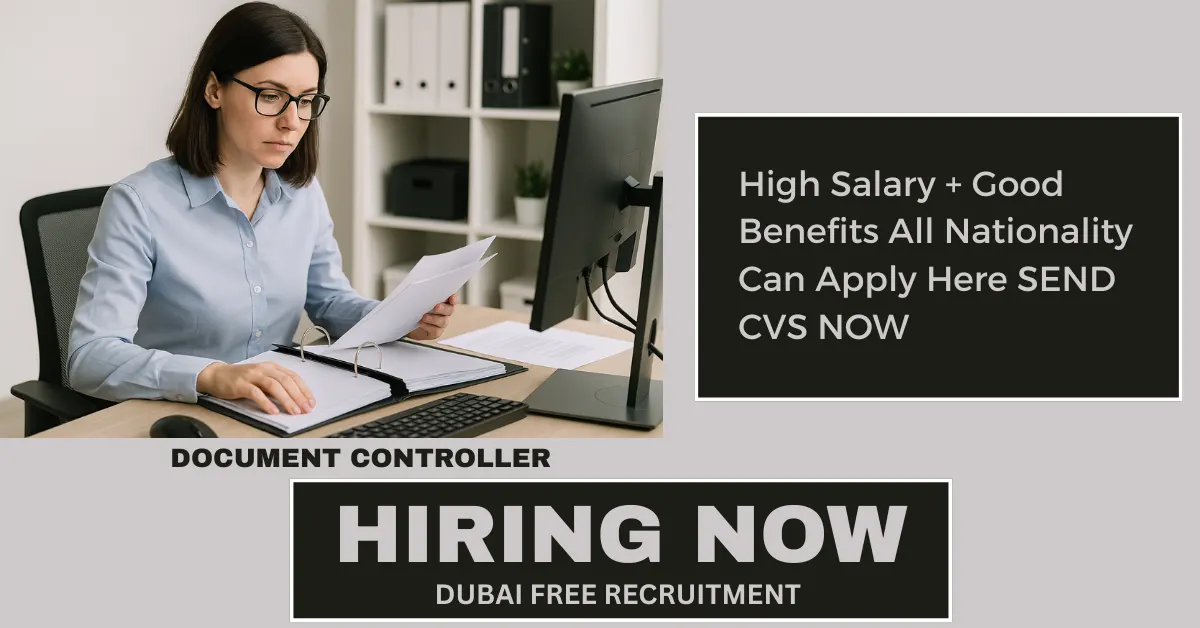 Document Controller Jobs in Dubai - Professional Engineering Career Opportunities