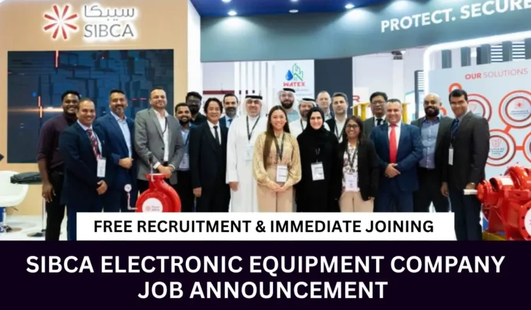 Sibca Electronic Equipment Company Job Vacancies 2025 | High Salary Engineering & Technical Jobs in UAE