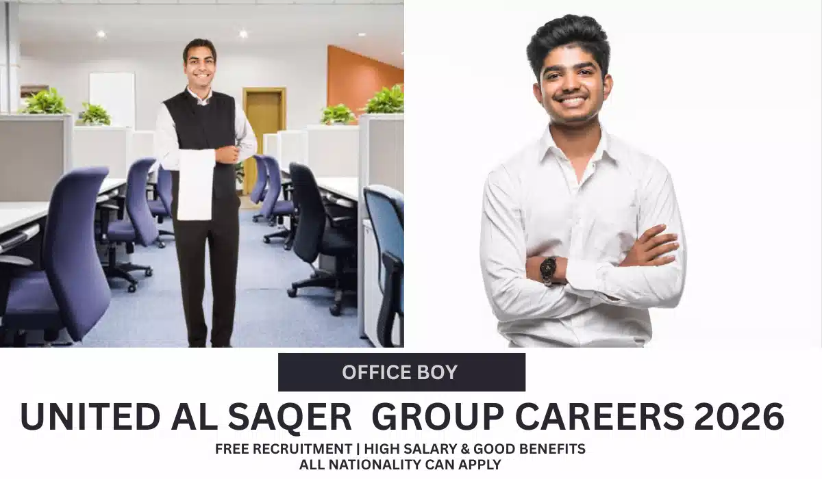 Office Boy Jobs at United Al Saqer Heavy Equipment LLC | Direct Recruitment 2026