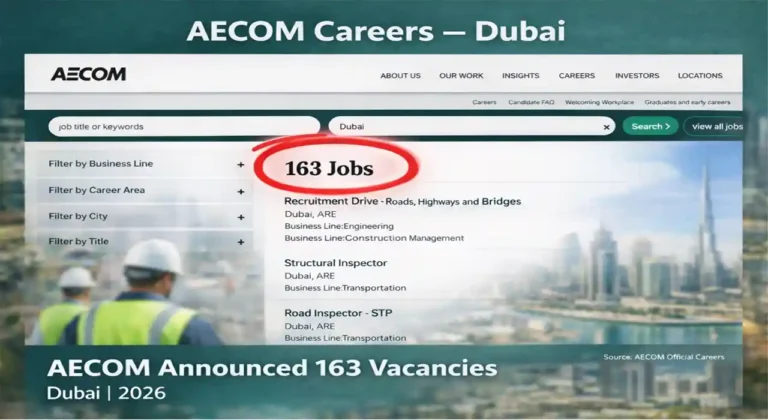 AECOM Jobs Dubai 2026