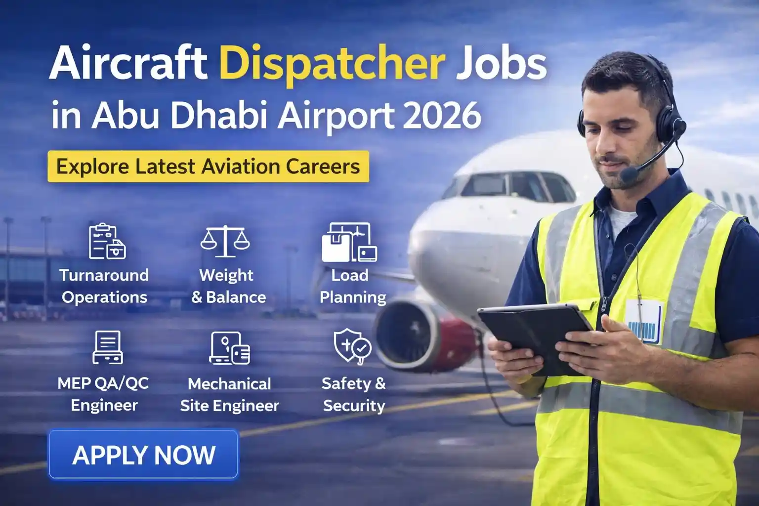 Aircraft Dispatcher Jobs in Abu Dhabi Airport 2026