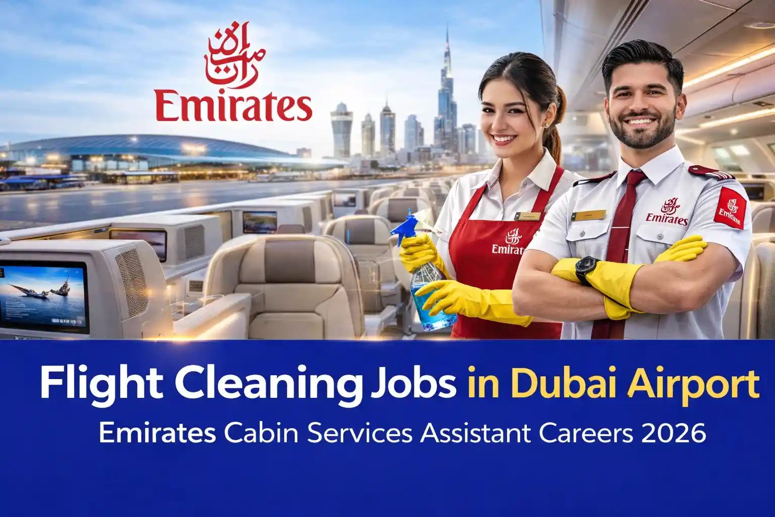 Flight Cleaning Jobs in Dubai Airport