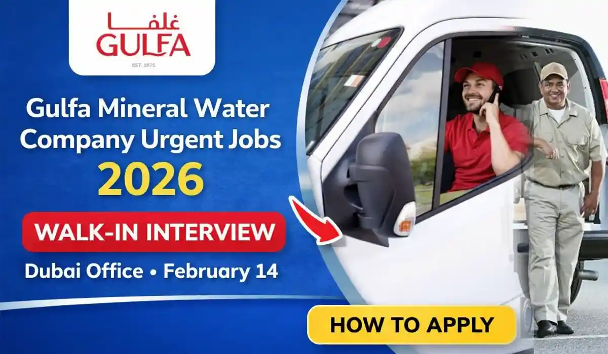Gulfa Mineral Water Company Urgent Jobs 2026
