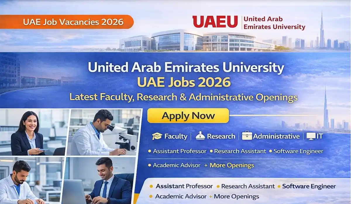 United Arab Emirates University UAE Jobs 2026