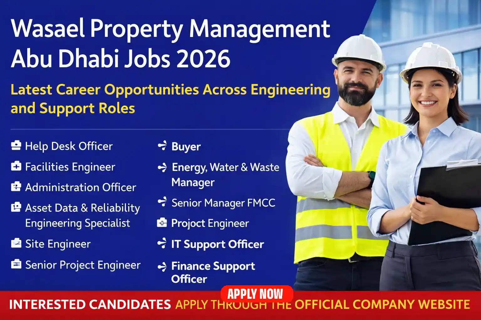Wasael Property Management Abu Dhabi Jobs 2026