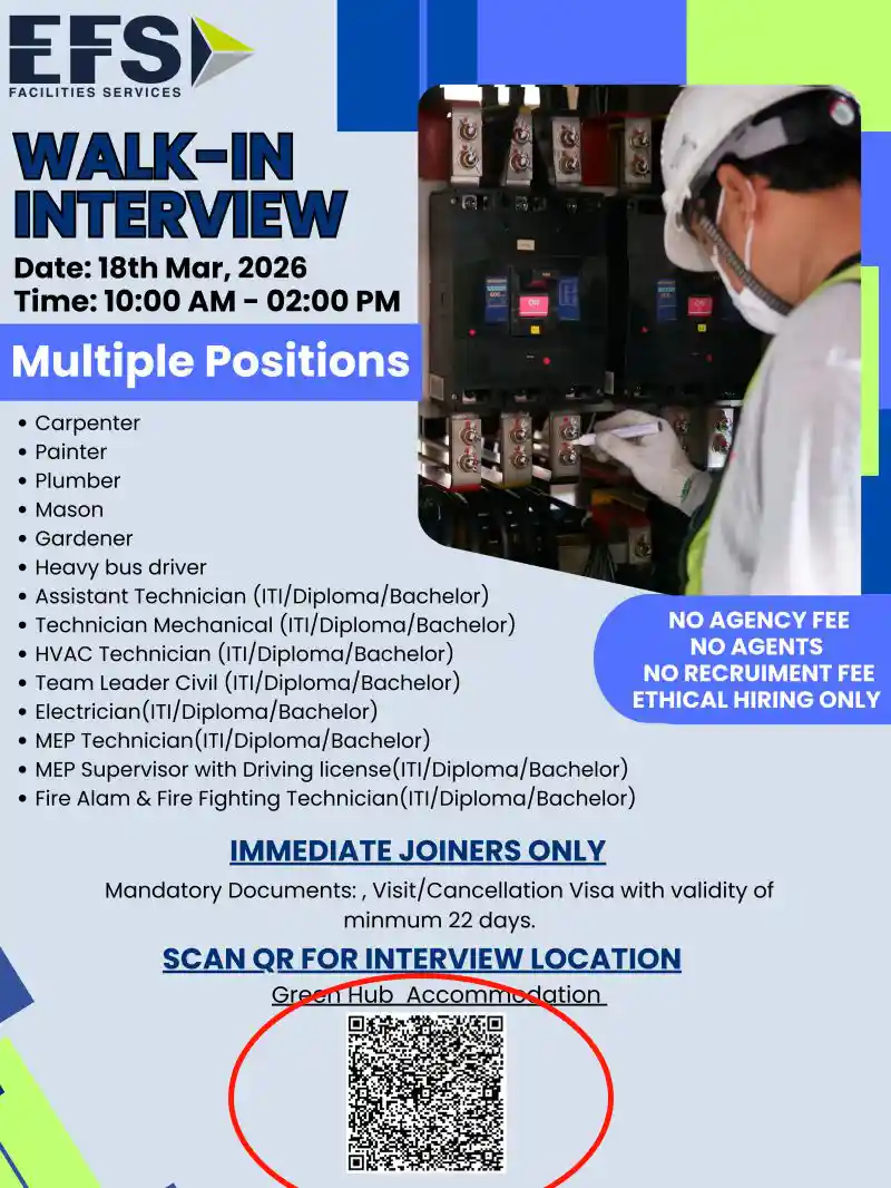 EFS Facilities Services Jobs UAE 2026