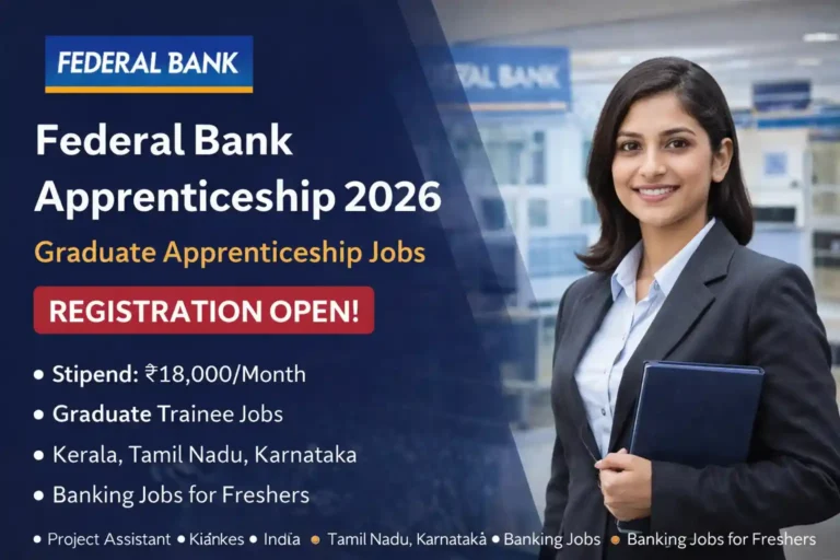 Federal Bank Apprenticeship 2026
