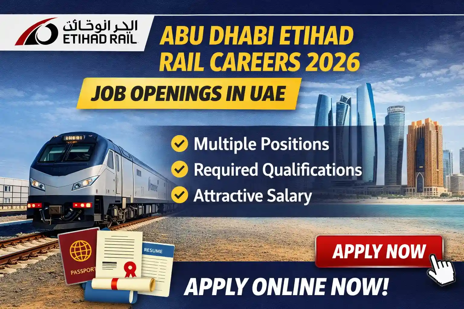 Abu Dhabi Etihad Rail Careers 2026
