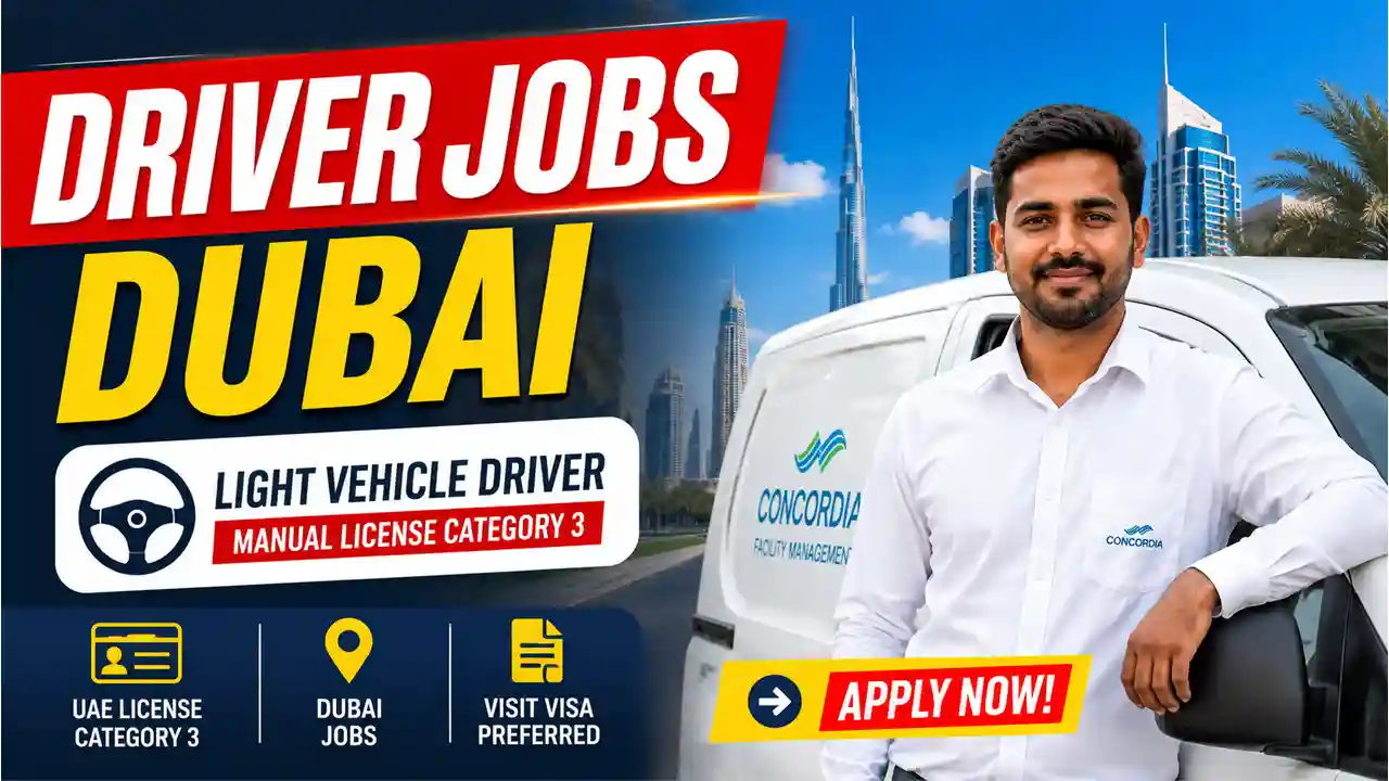 Driver Jobs in Dubai 2026