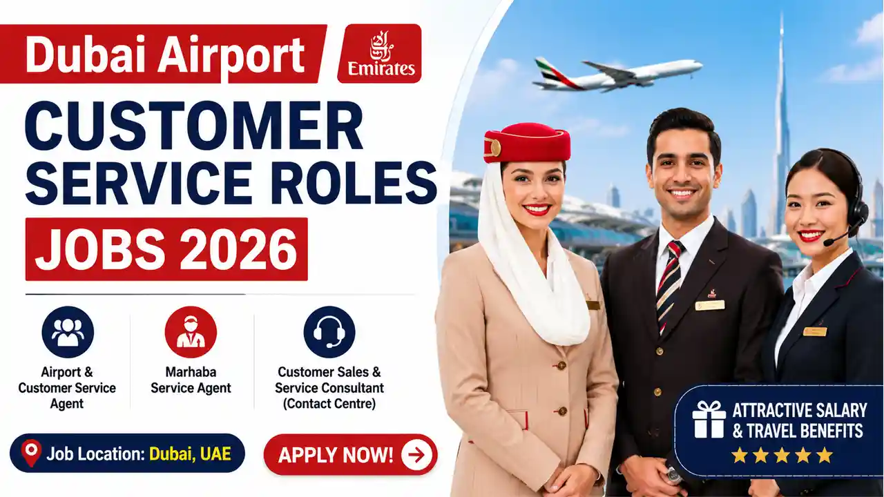 Dubai Airport Customer Service Roles Jobs 2026
