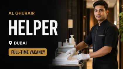 Al Ghurair Helper Job