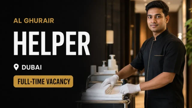 Al Ghurair Helper Job