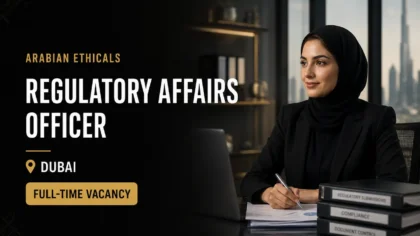 Arabian Ethicals Regulatory Affairs Officer
