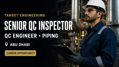 Target Engineering Piping QC Jobs