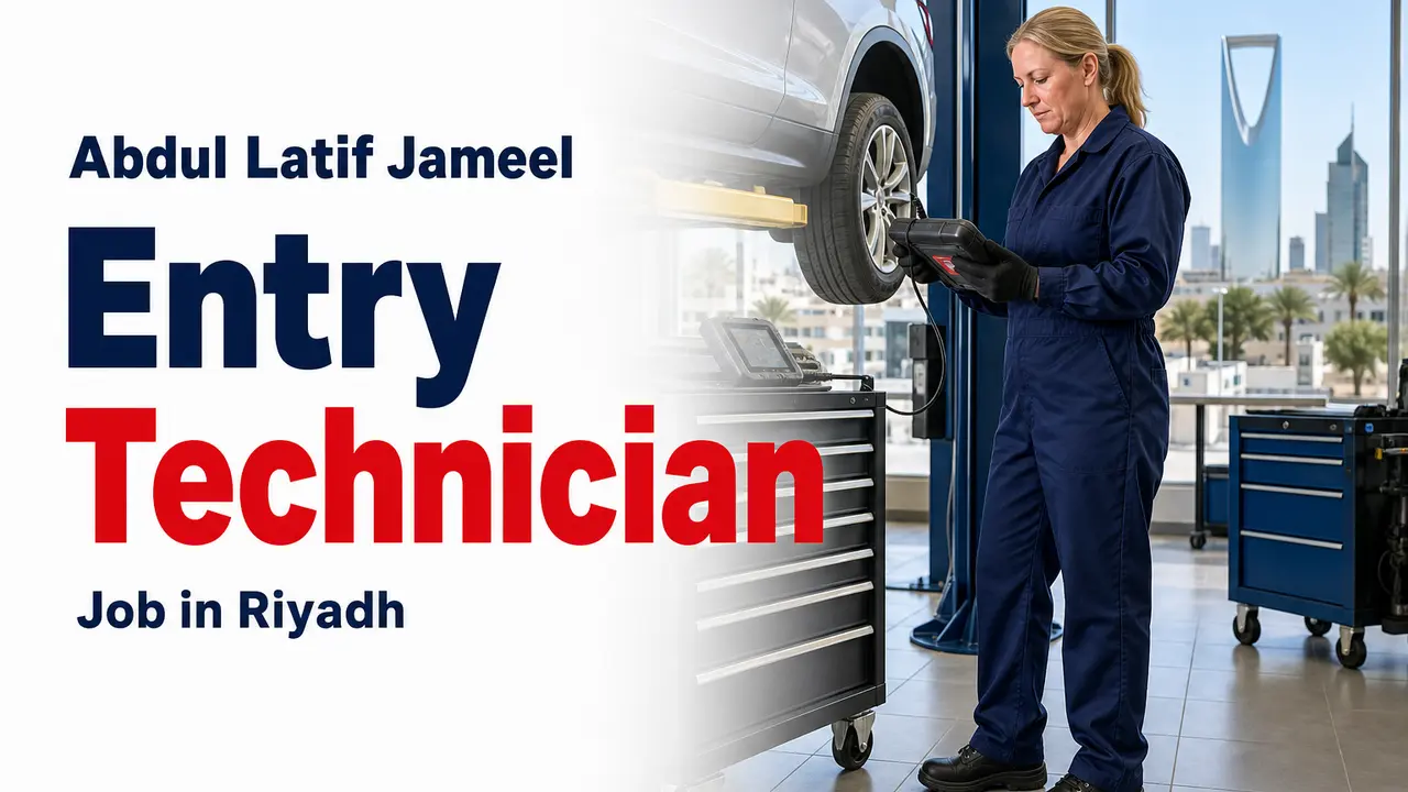 Abdul Latif Jameel Entry Technician Job in Riyadh