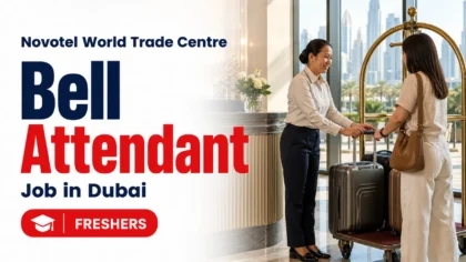 Accor Bell Attendant Job in Dubai