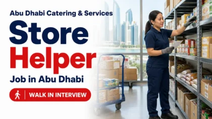 ADCS Store Helper Job Abu Dhabi