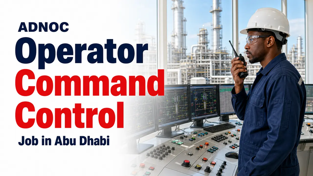 Operator Command Control Job at ADNOC in Abu Dhabi