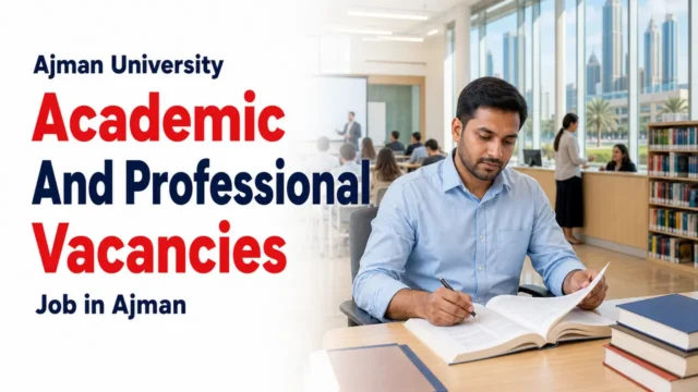 Ajman University Jobs in Ajman