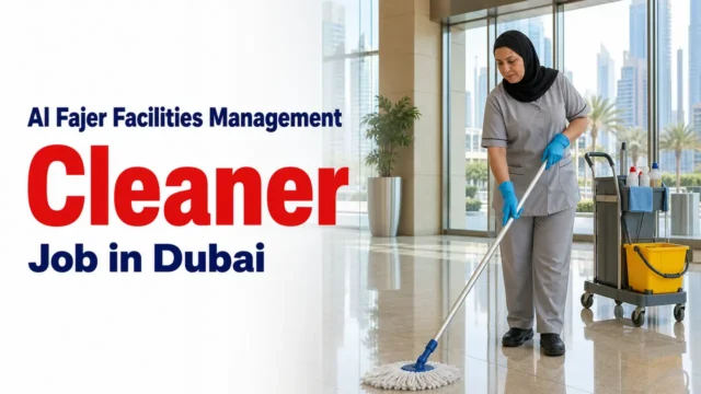 Cleaner Job at Al Fajer Facilities Management in Dubai