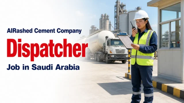 AlRashed Cement Dispatcher Job in Saudi Arabia