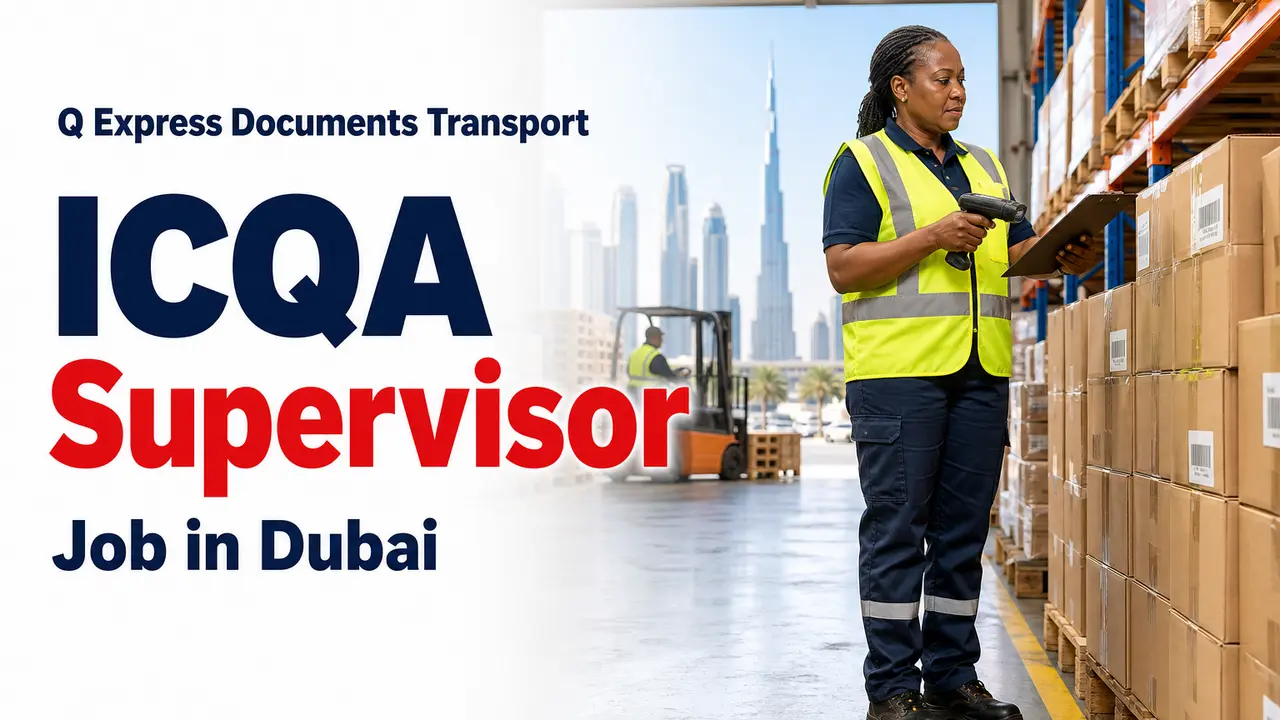 Amazon ICQA Supervisor Job in Dubai