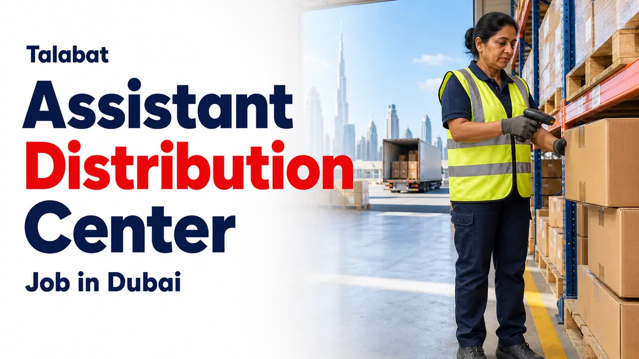 Assistant Distribution Center Job at Talabat in Dubai