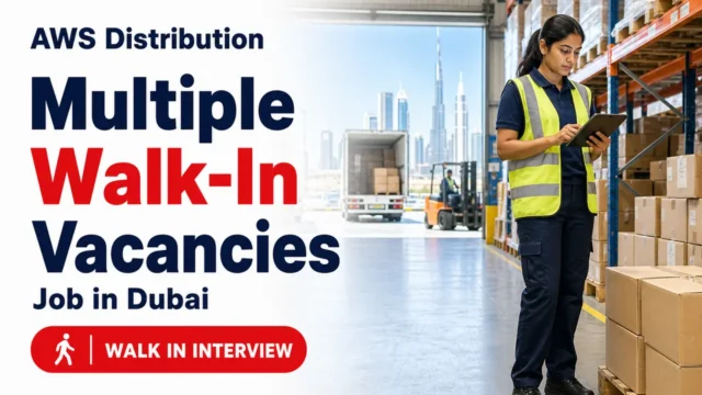 AWS Distribution Walk-in Vacancies
