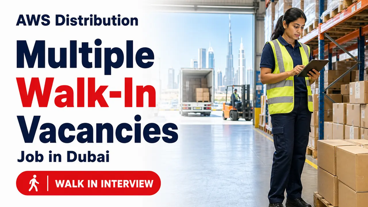 AWS Distribution Walk-in Vacancies