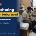 Is bed sharing illegal in Dubai now? Couple in a shared room (AI image)