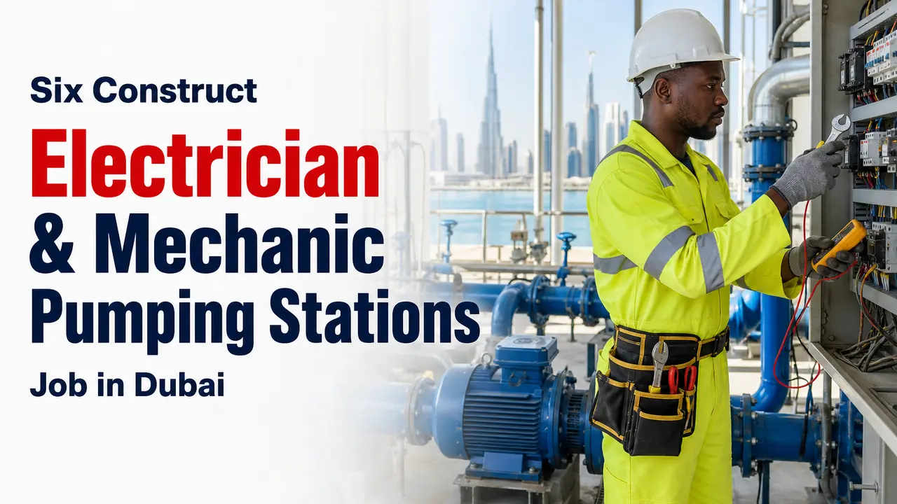 Electrician and Mechanic O&M Job at BESIX in Dubai