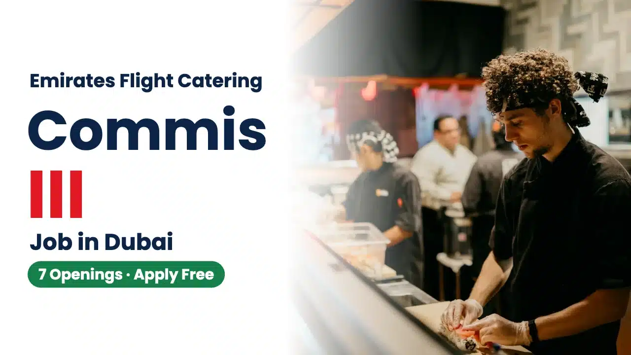 Commis III Job at Emirates Flight Catering in Dubai