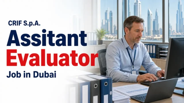 Assistant Evaluator Job at CRIF in Dubai