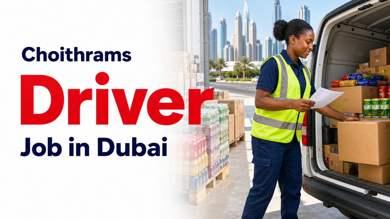 Driver Job at Choithrams in Dubai