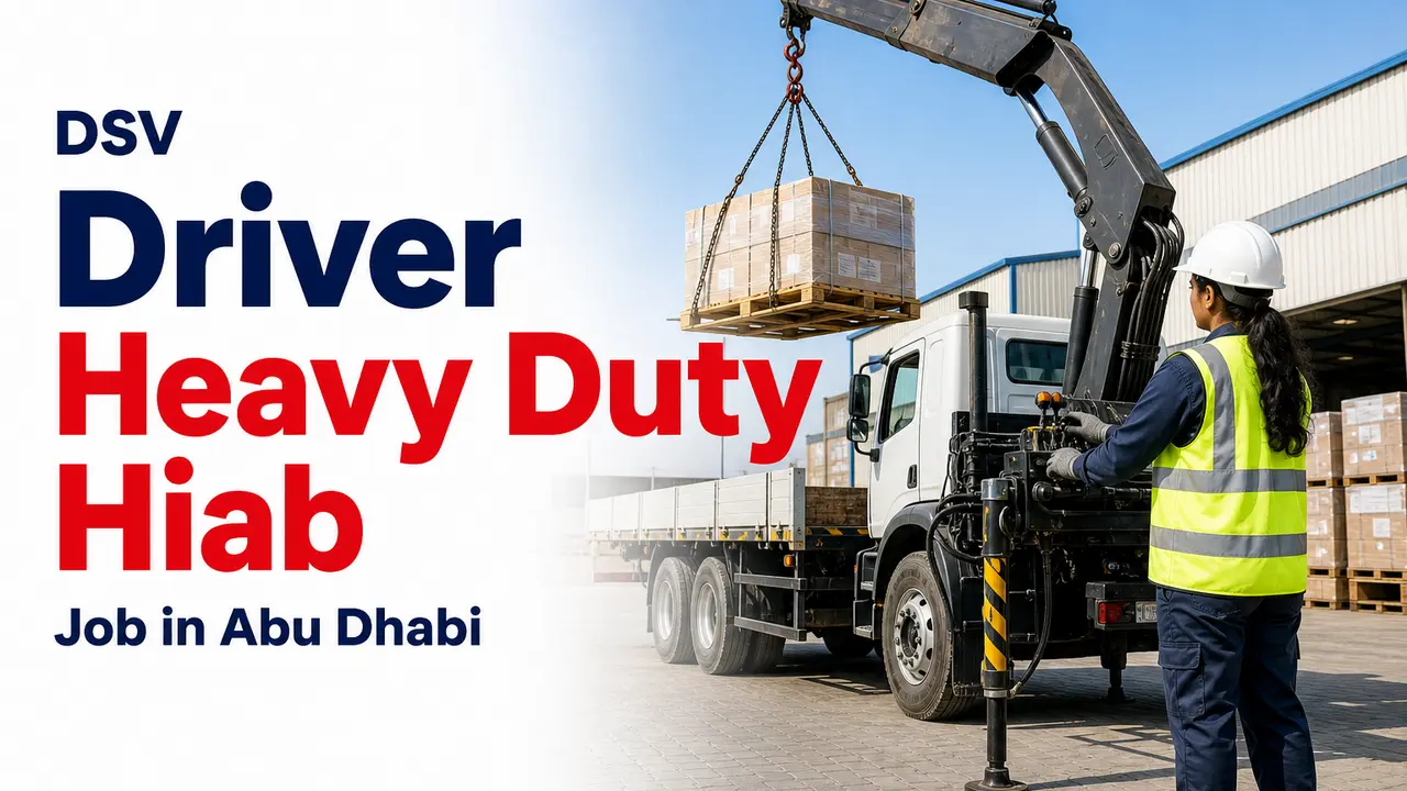 Heavy Duty Hiab Driver Job at DSV in Abu Dhabi