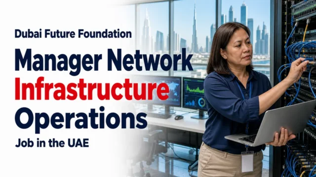 Manager Network Infrastructure & Operations Job at Dubai Future Foundation