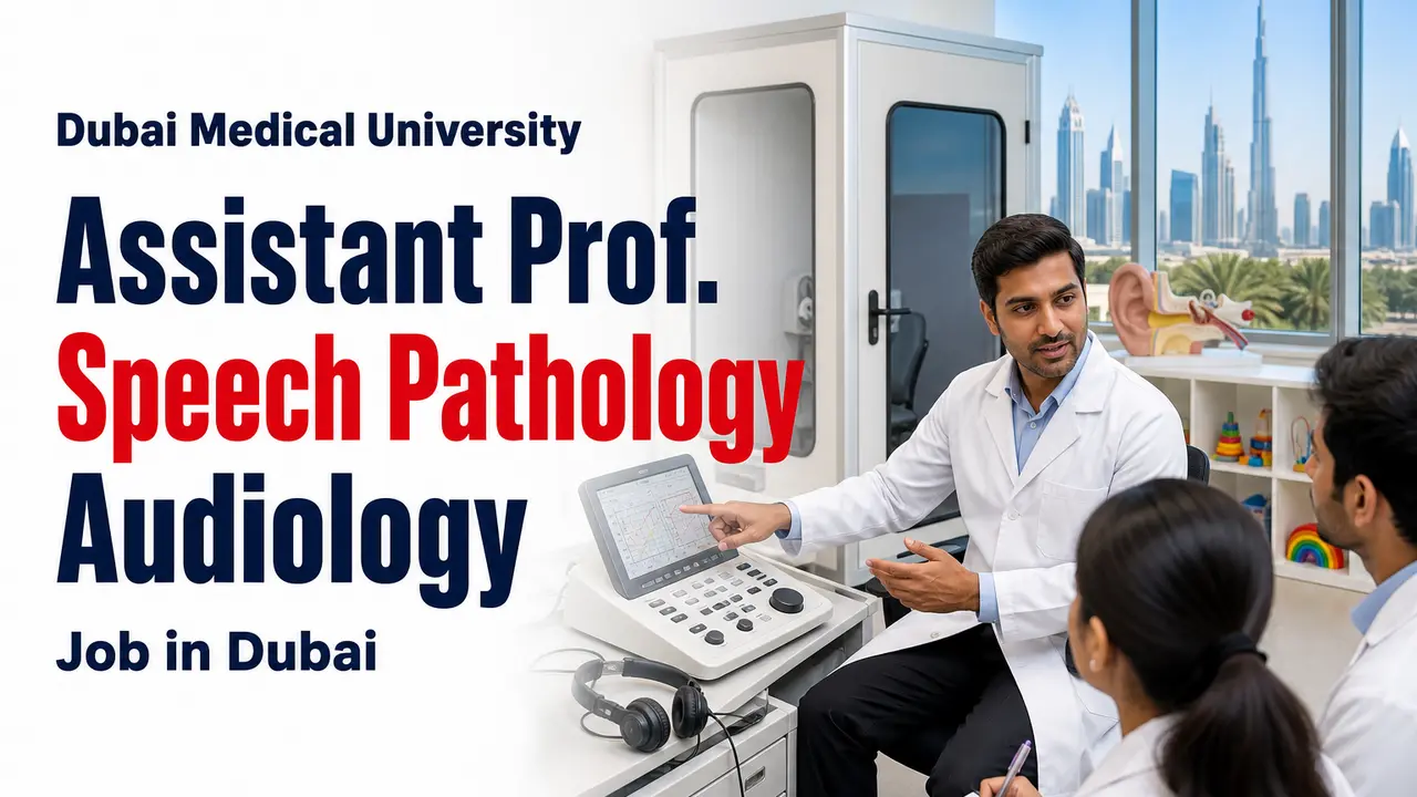 Dubai Medical University Audiology Jobs