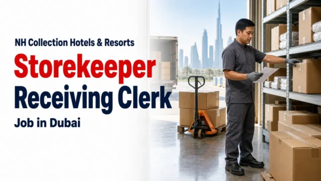 Dubai Storekeeper Job