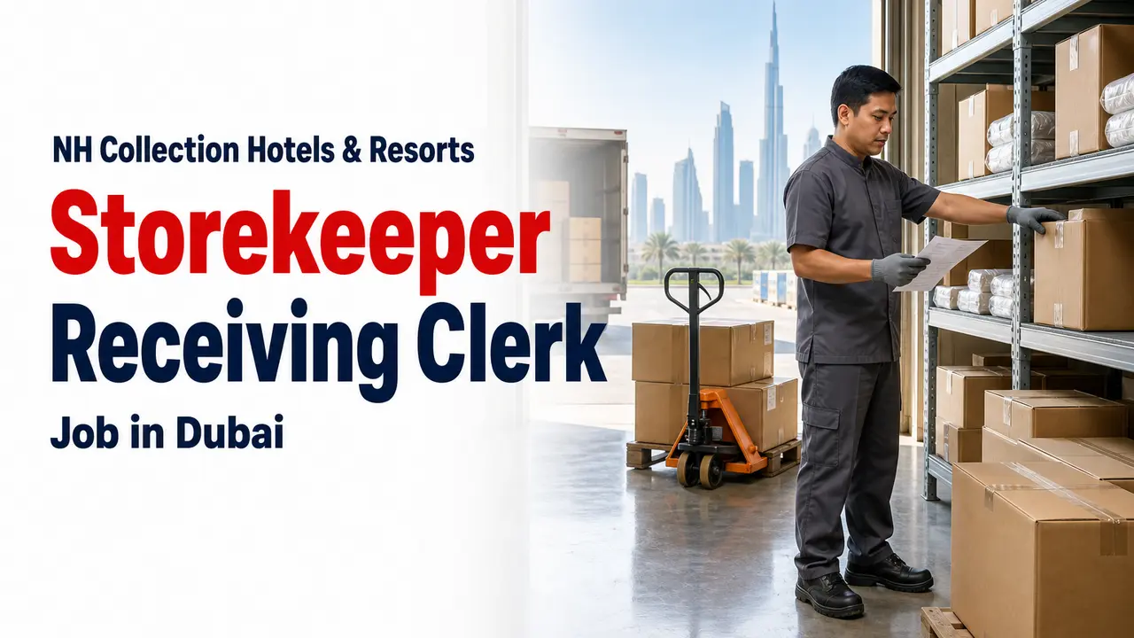 Dubai Storekeeper Job